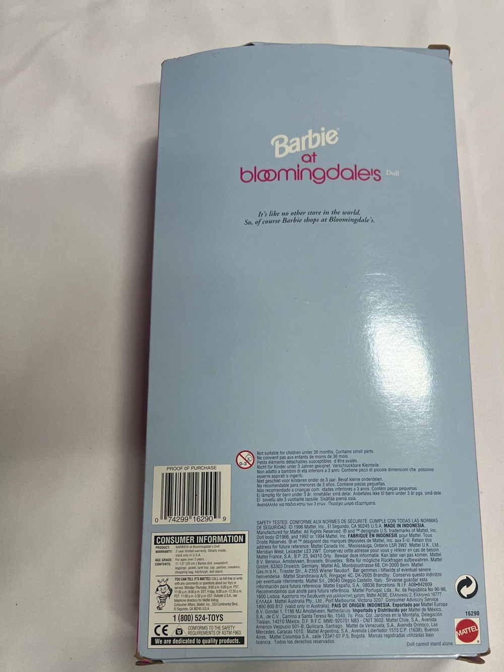 Vintage 1996 bloomingdaleBarbie - Picture 3 of 9